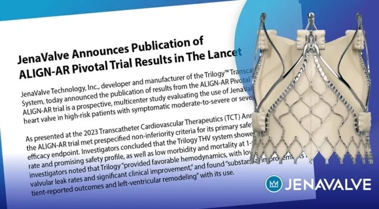 经股反流TAVI器械Trilogy：ALIGN-AR关键临床研究结果正式发表于柳叶刀「THE?LANCET」